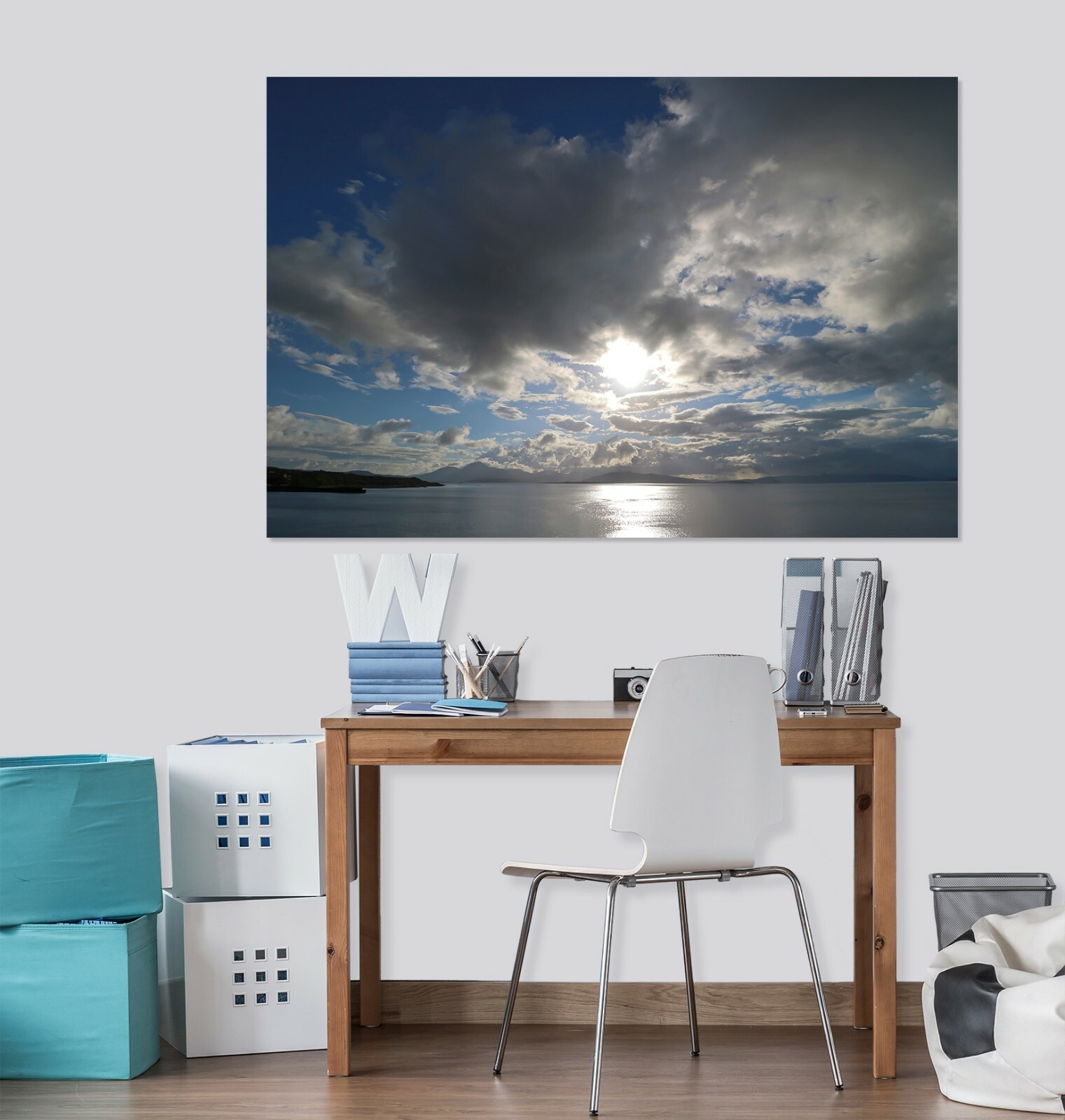 3D Sunburst Sky ZHU425 Wall Stickers Wall Murals Wallpaper Jerry LoFaro Amy