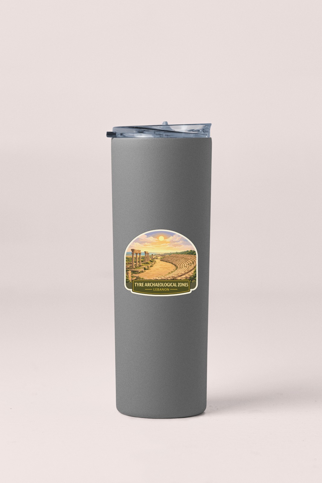 Tyre Archaeological Zones Lebanon Sticker Decal Vinyl Die-Cut World Heritage