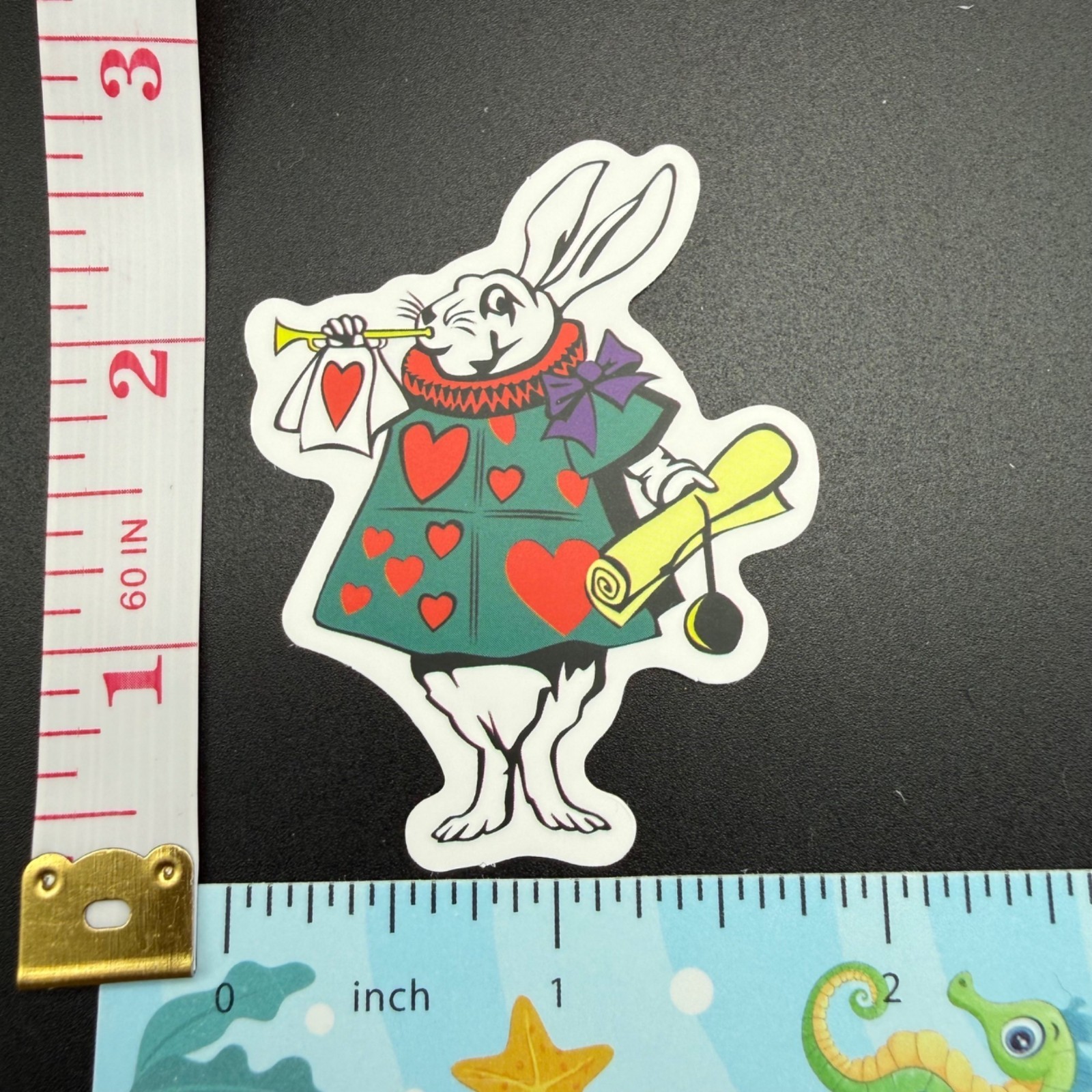 3 Stickers Disney Alice in Wonderland Vinyl Decal Laptop Phone Bottle Scrapbook