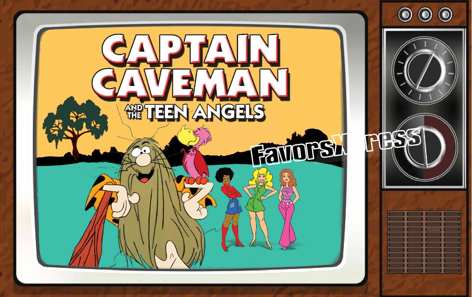 Captain Caveman Classic TV Show PHOTO MAGNET 4 X 2.5 INCHES