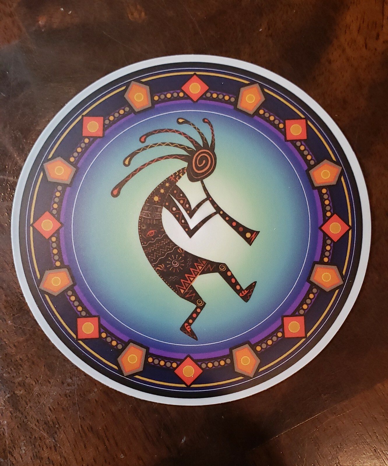 KOKOPELLI Southwest opaque Sticker UV Resistant Vinyl 3 inch