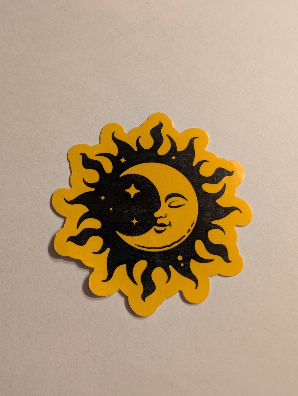 Waterproof Sticker Sun And Moon