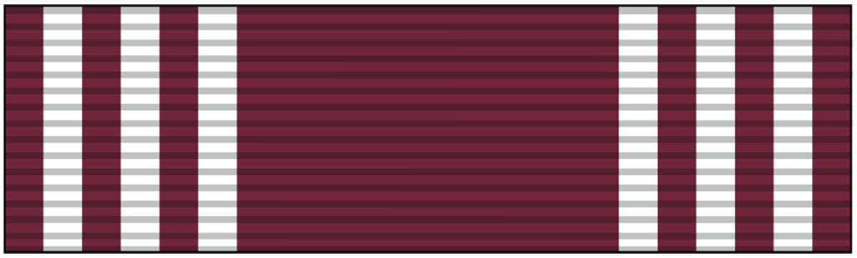 ARMY Good Conduct Ribbon Vinyl Decal 3 inches wide