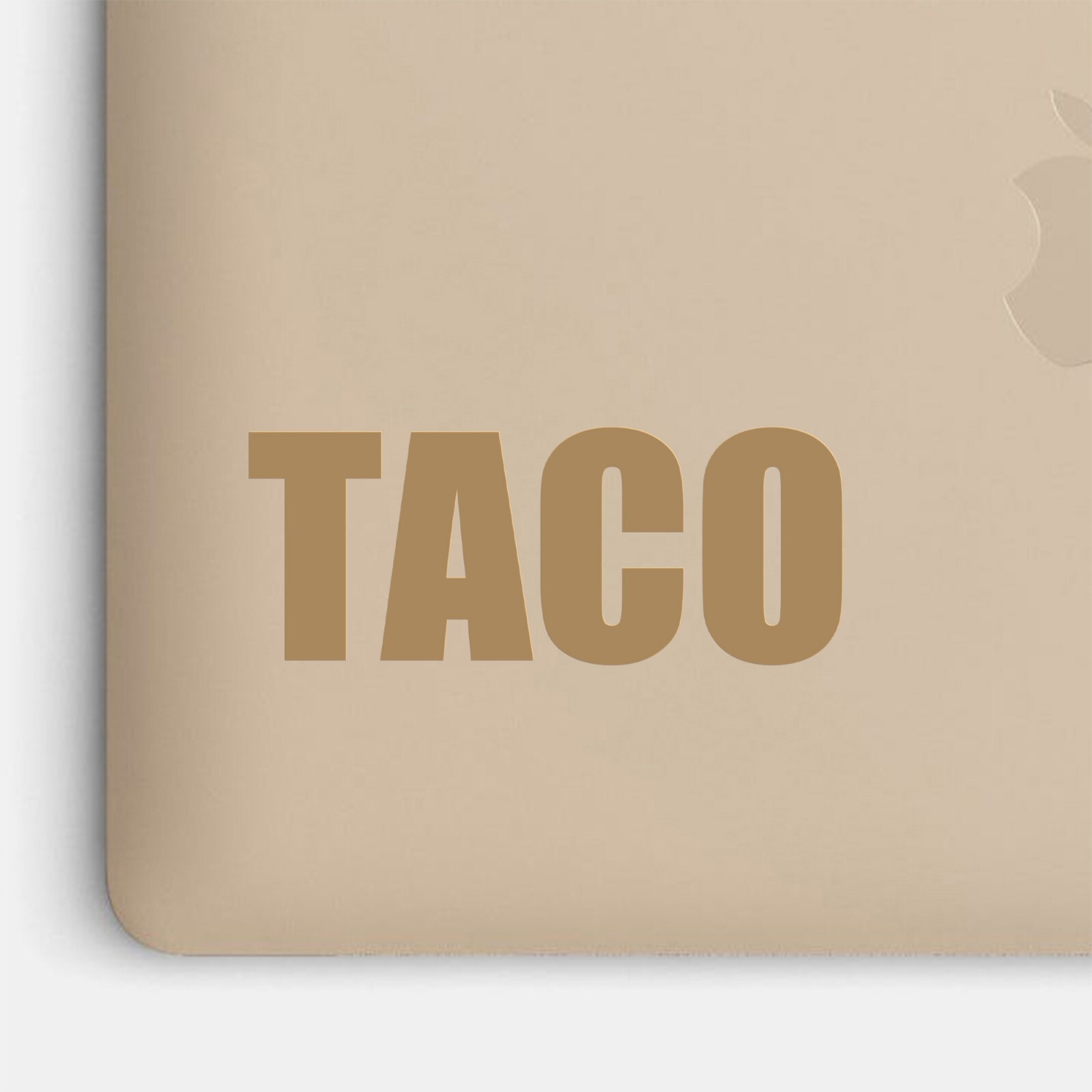TACO Always Chickens Out Vinyl Decal V3 – Satirical Political Sticker Funny Meme