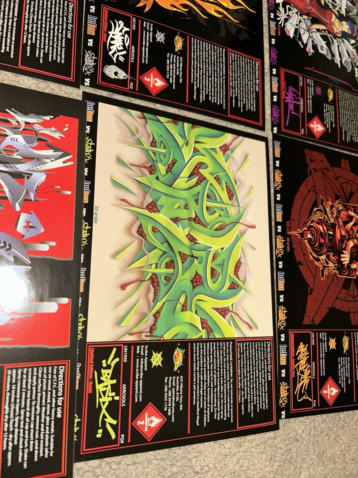 Belton Limited Edition Art Can Stickers Labels Rare Items Graffiti Hip Hop