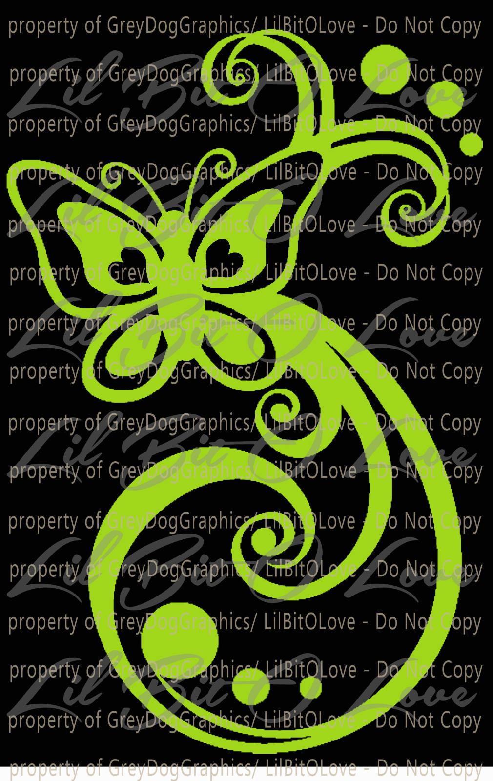 Butterfly Swirls Vinyl Decal Auto Tattoo Filigree Sticker for Car Auto Vehicle