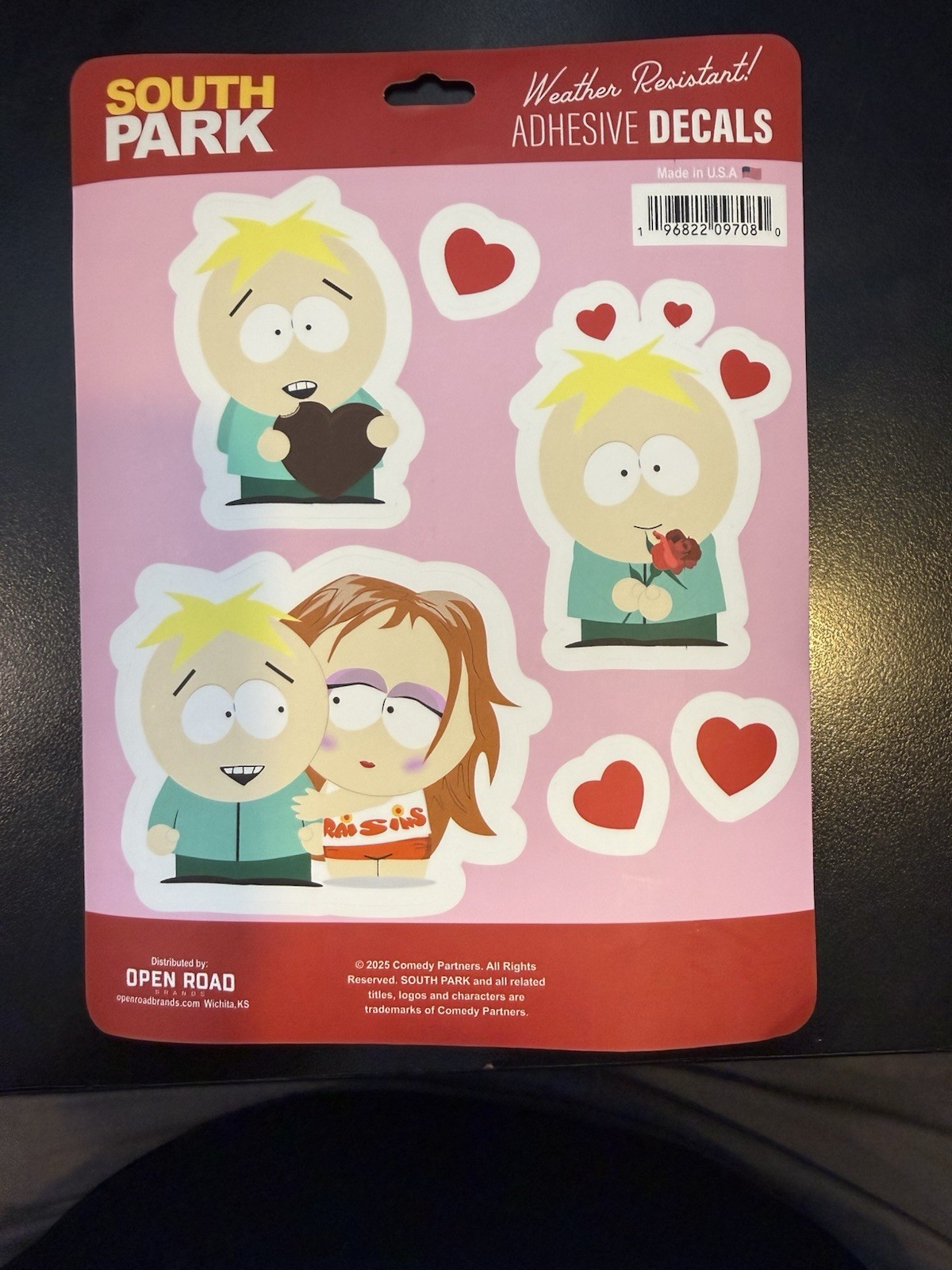 Open Road South Park Weather Resistant Adhesive Decals