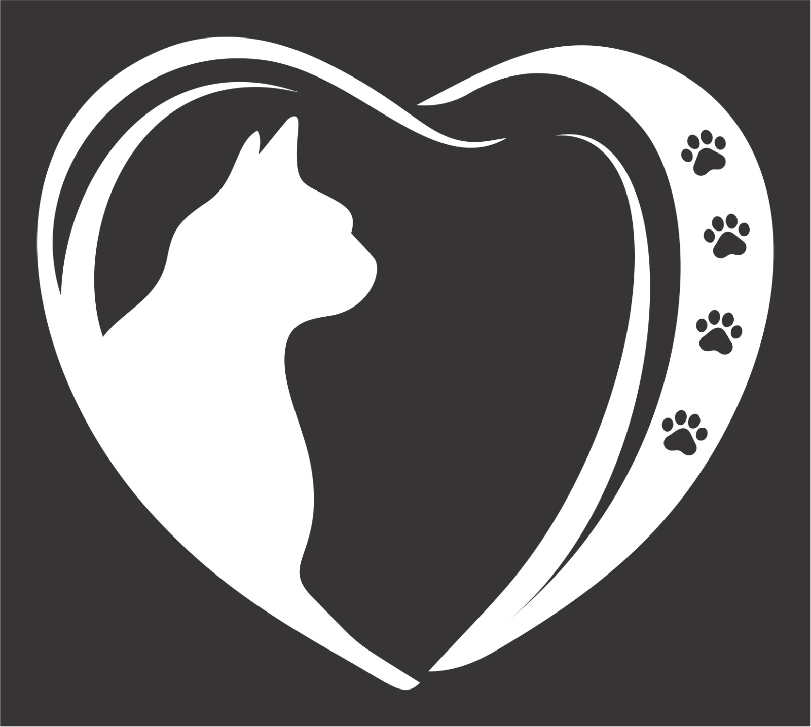 I Heart my Cat Decal Sticker Car Truck SUV RV Window Bumper Laptop Tablet