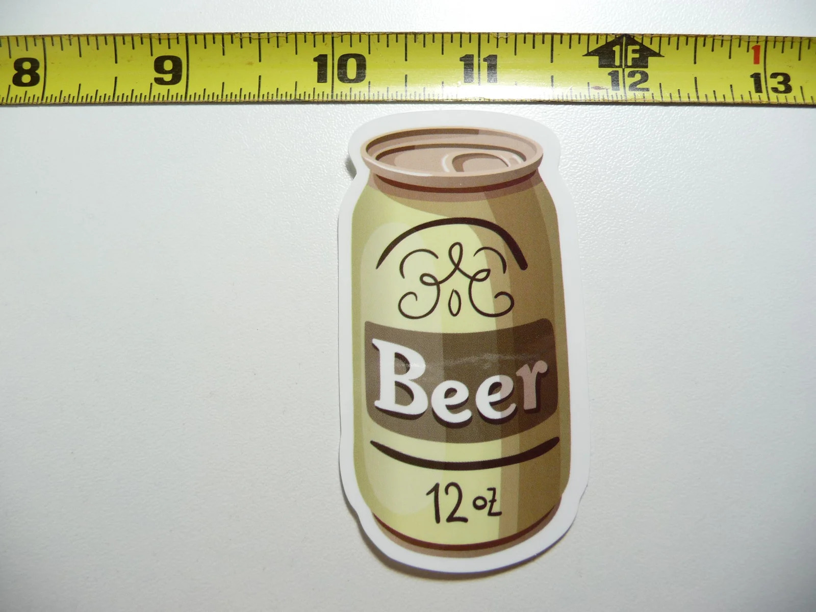 GENERIC CHEAP BEER SMALL STICKER DECAL RESTAURANT FOOD TRUCK LOGO EAT MENU