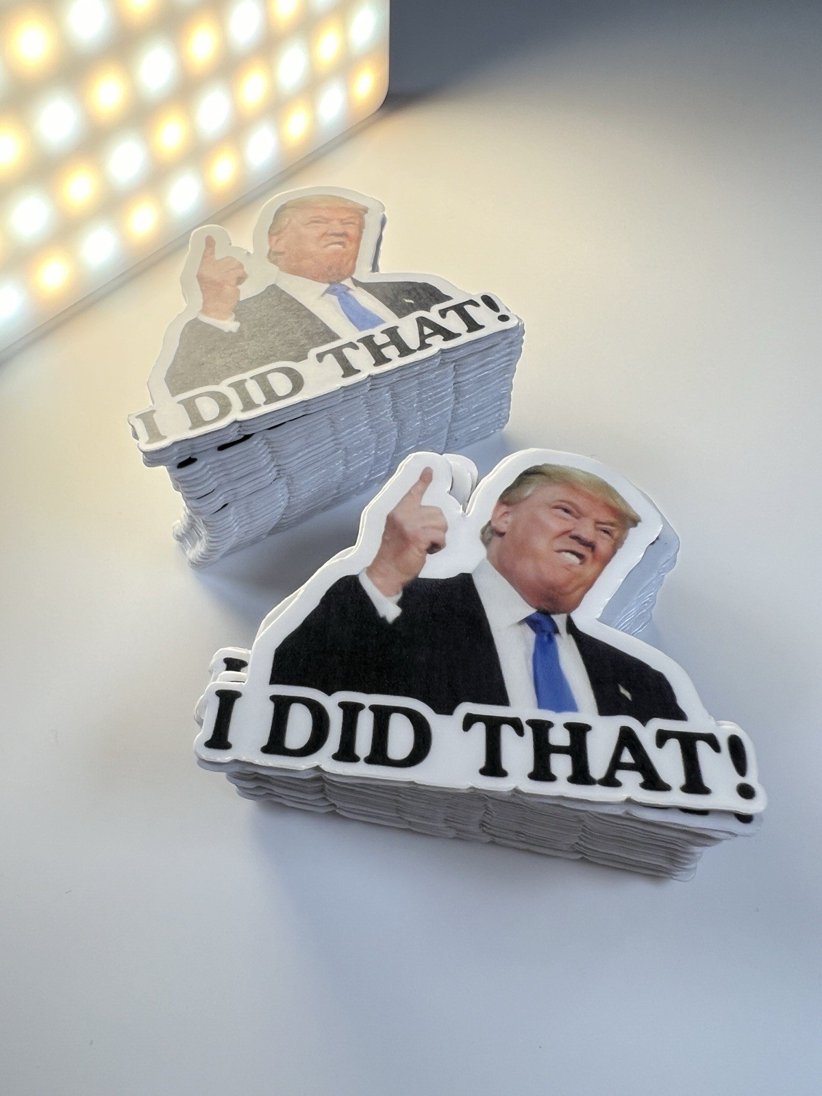 Trump Sticker I DID THAT Gas Pump Waterproof Vinyl Stickers NEW 100/60/50/25/10