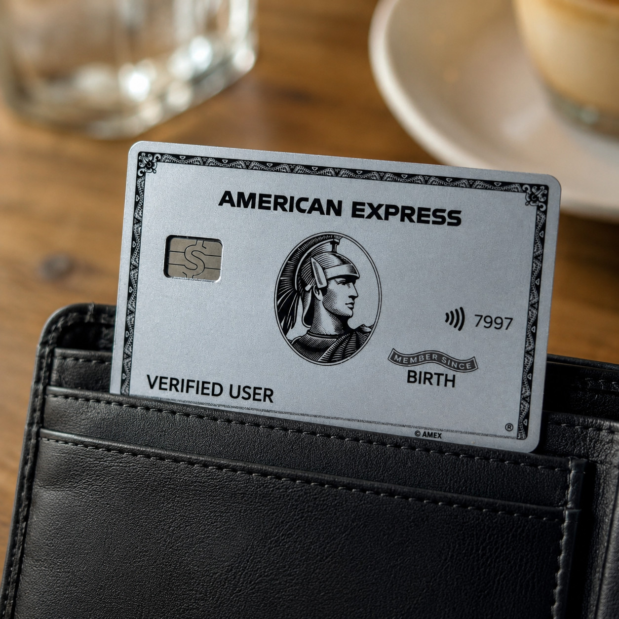 American Express Credit Debit Card Skin Cover Sticker Chip Funny Decal – 2 Pack