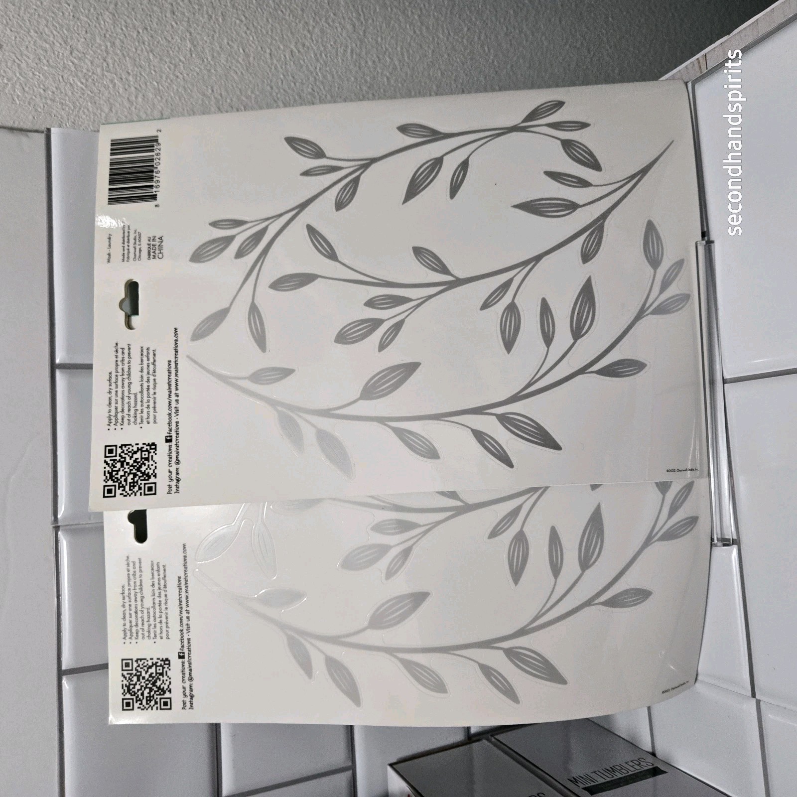Wash and Dry Decal Sticker Vinyl Laundry Stickers For Washer And Dryer