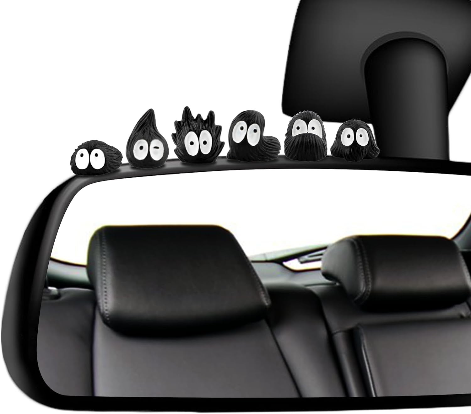 Tiny Soot Sprite Car Decorations – 35 Pcs for Joyful Journeys Everywhere