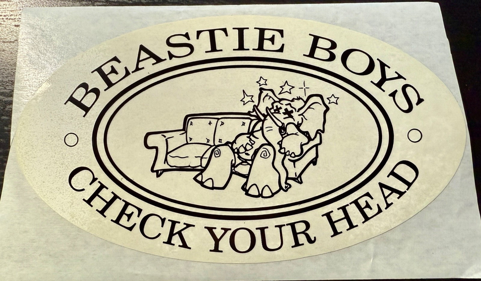 Beastie Boys "Check Your Head" Sticker Given Out @ Release Party In 1992