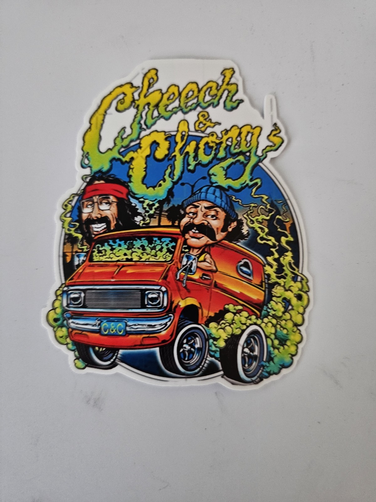 C & C Smoking Van Sticker