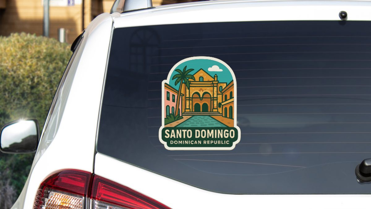 Santo Domingo Colonial Zone Dominican Republic Sticker Decal Vinyl Landmark