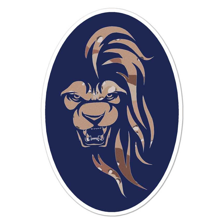 Lion King Africa, Vinyl Decal Sticker, Indoor Outdoor, 3 Sizes, #8004