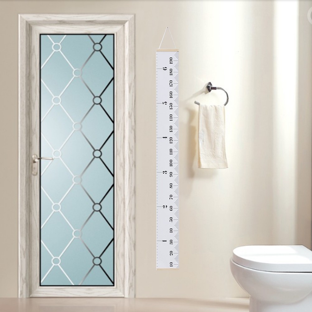 Wall Hanging Height Measuring Ruler Wooden Chart For Growth Decoration