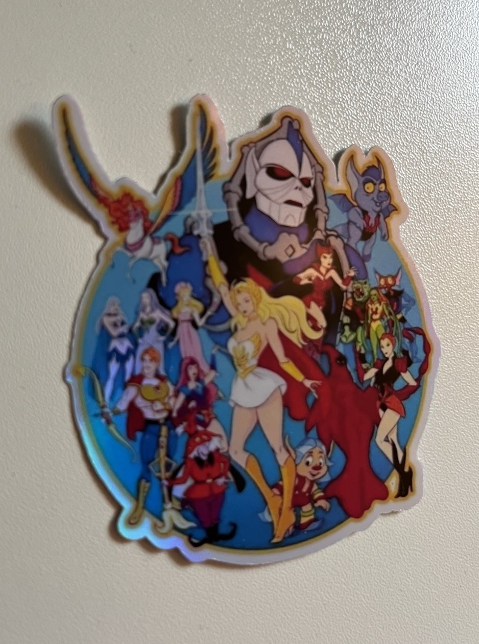 She-Ra 3 Inch Waterproof Holographic Vinyl Sticker