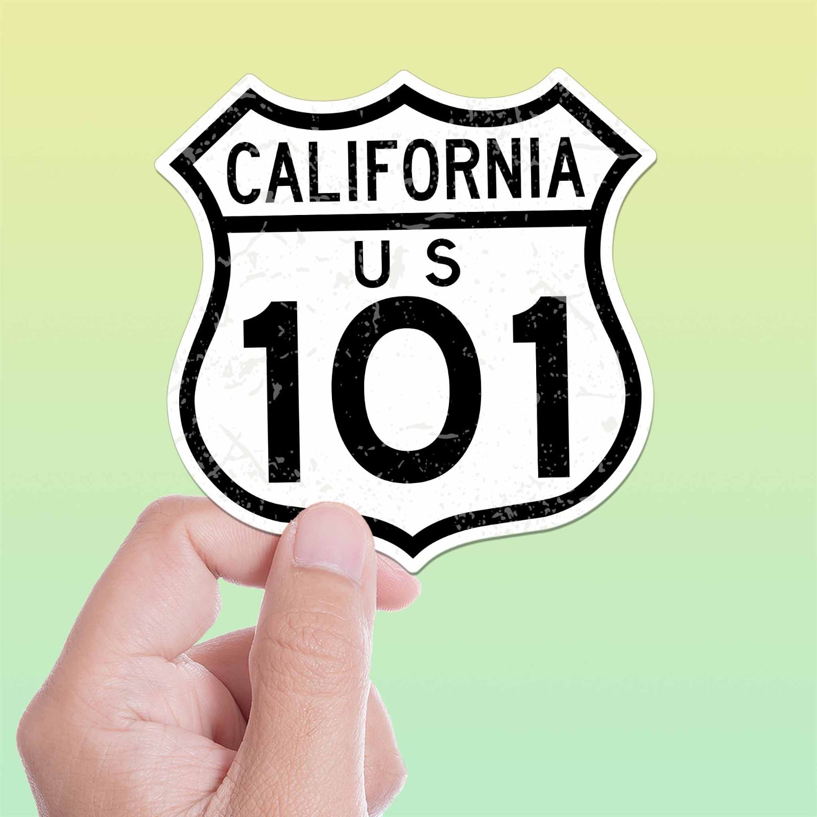 California Highway 101 Road Sign Sticker – Cool Los Angeles CA Decals