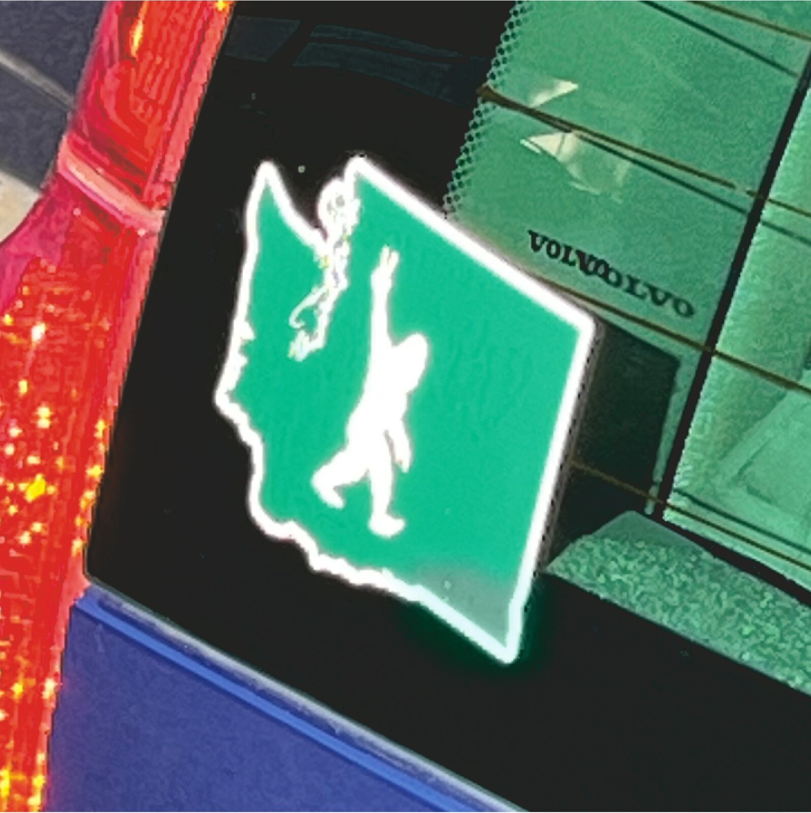 Sasquatch aka Bigfoot or Yeti 7-PACK High Quality Laminated Stickers Washington