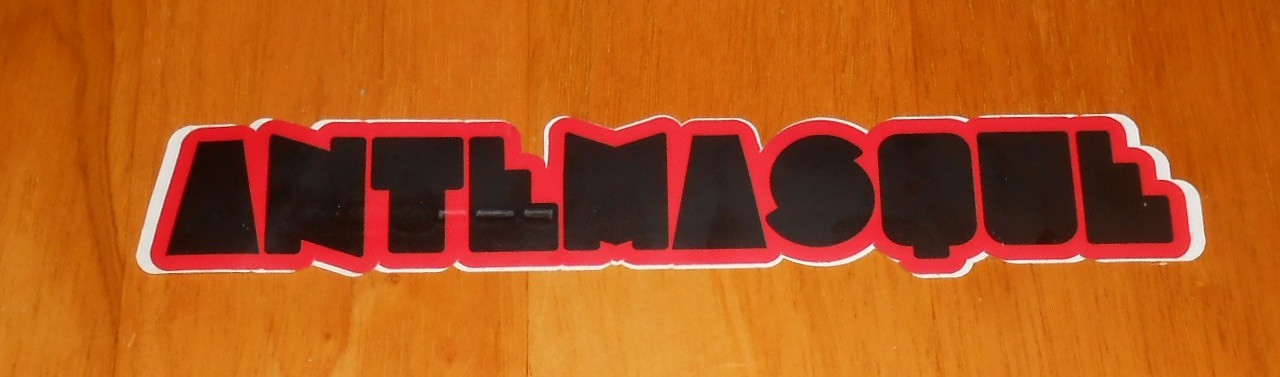 Antimasque Sticker Original Promo 6.5×1 At The Drive-In Mars Volta