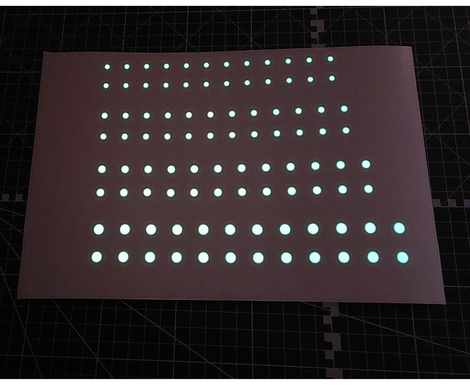 Glow in the Dark Luminous Side Dots, Fret Markers Decal Stickers for Guitars