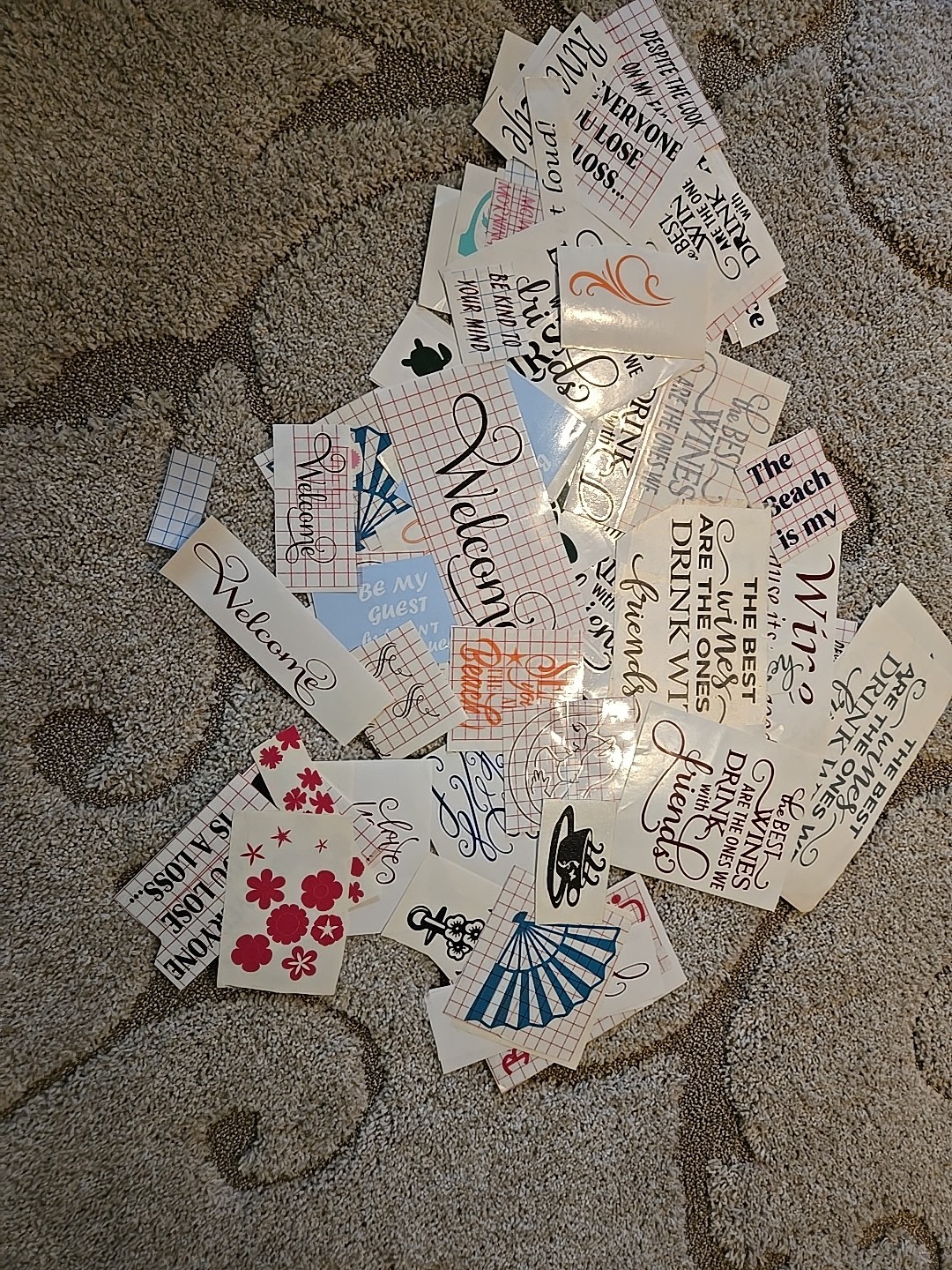 Vinyl Cut Designs Made With Oracle 651 Over 200 pieces Ready to use
