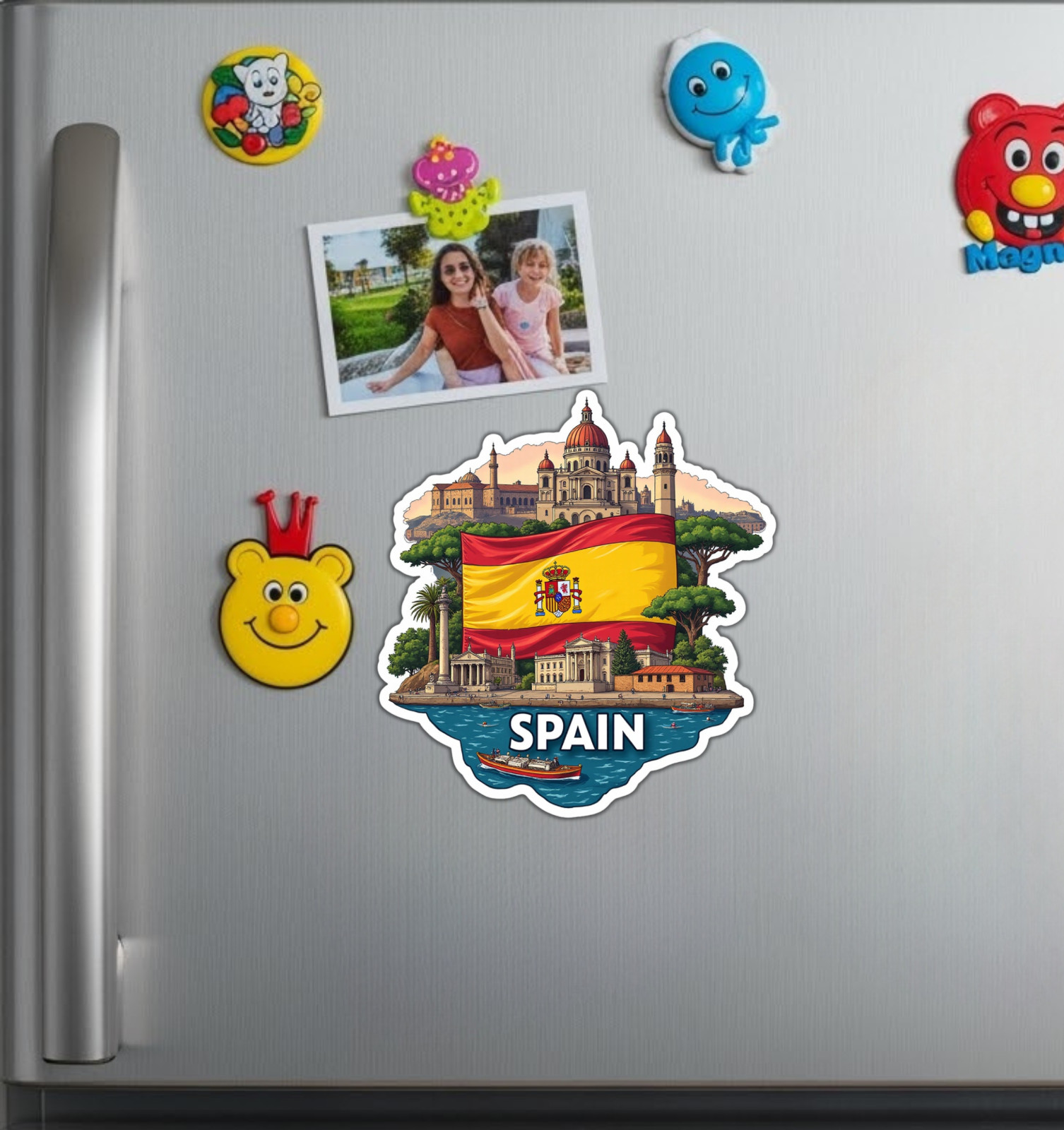 Spain Fridge Magnet or Laptop Sticker