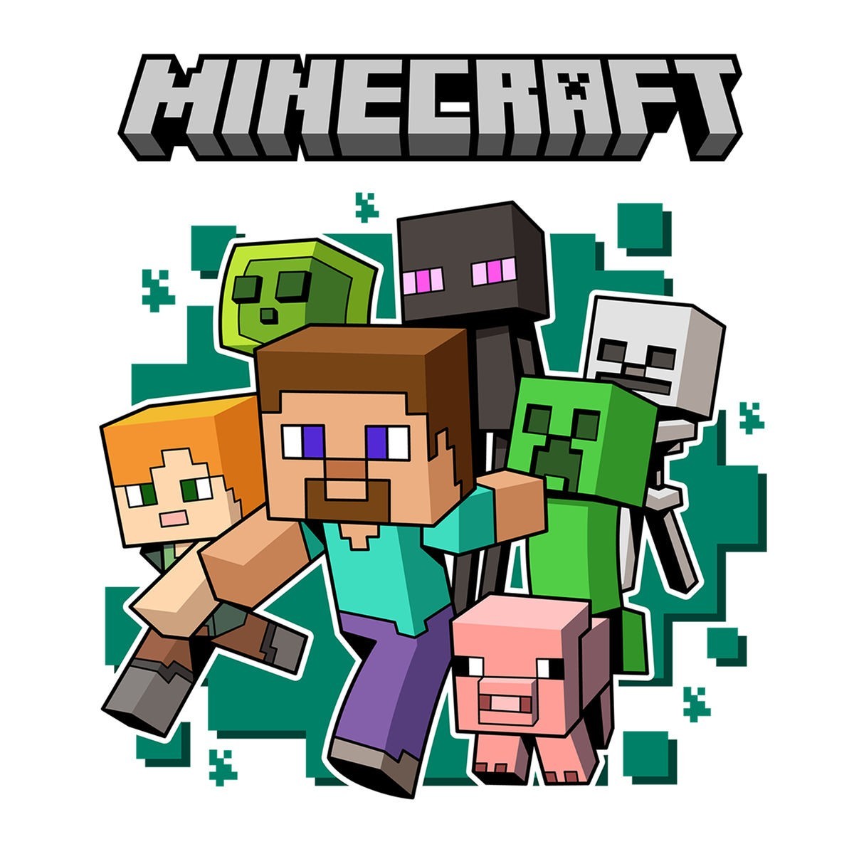 Minecraft Cool Design Sticker Decal Car Truck Wall Mirror Phone Tumbler Bumper W