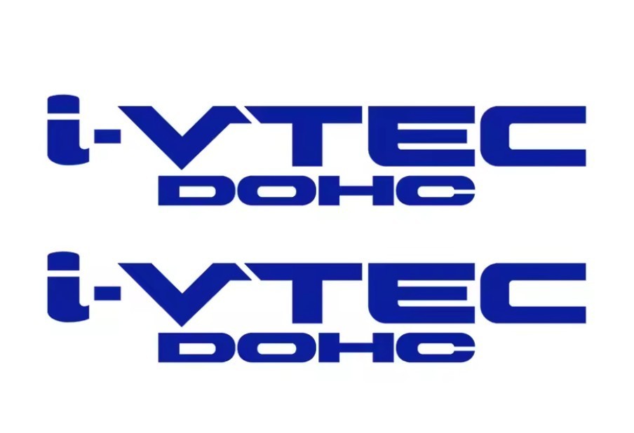 2X iVtec DOHC, i-Vtec Premium Vinyl Sticker 2-Pack