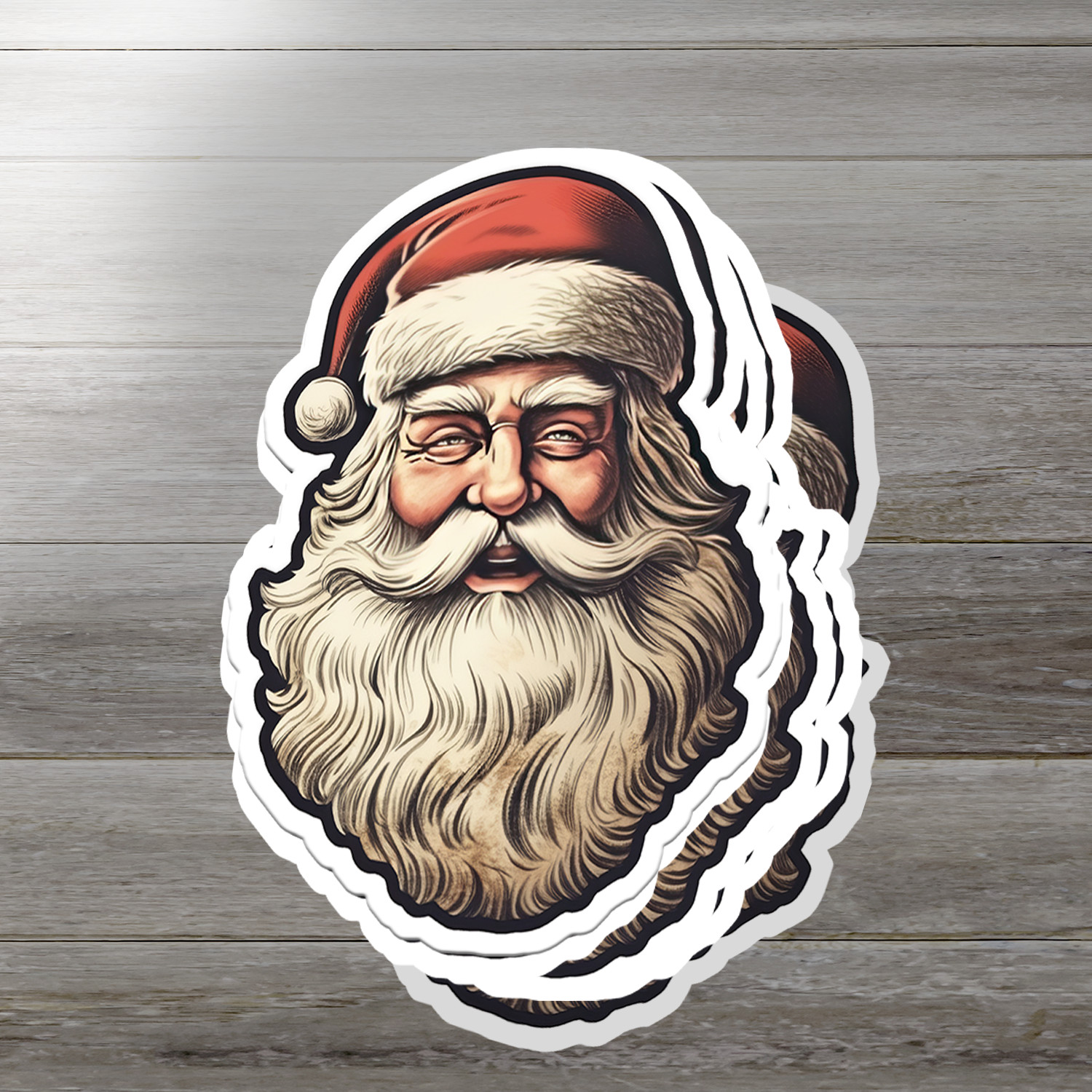 Santa Claus Vinyl Sticker – Bring the Magic of Christmas Anywhere