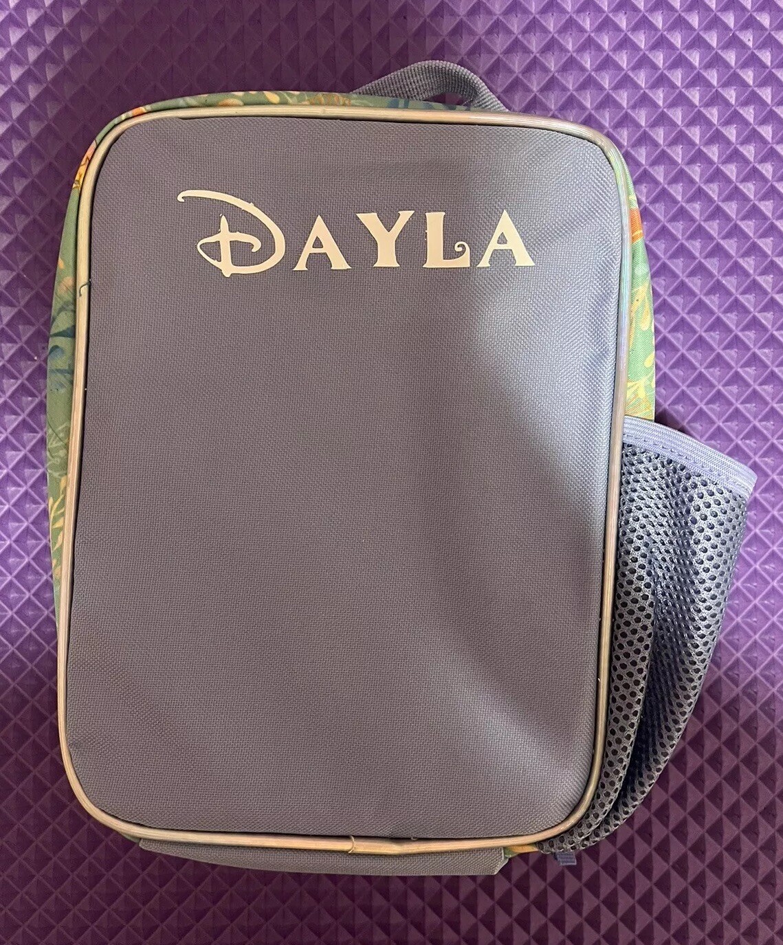 Custom “Iron on” Name sticker Decal Lunch Bag, 5×1.5” kids school daycare label