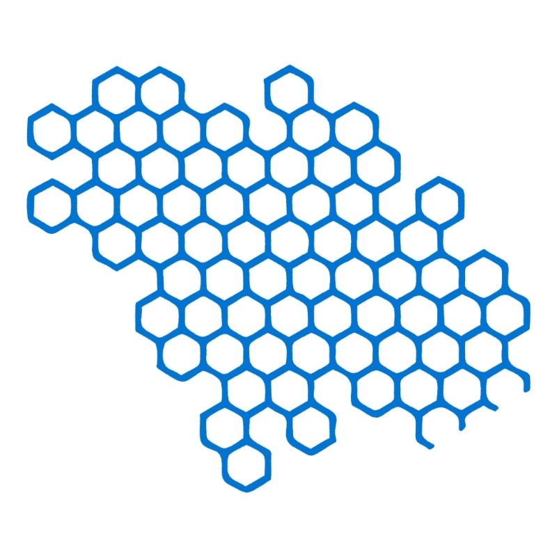 Honeycomb Style Sticker For Universal Car Body Decors Car Side Stickers PVC