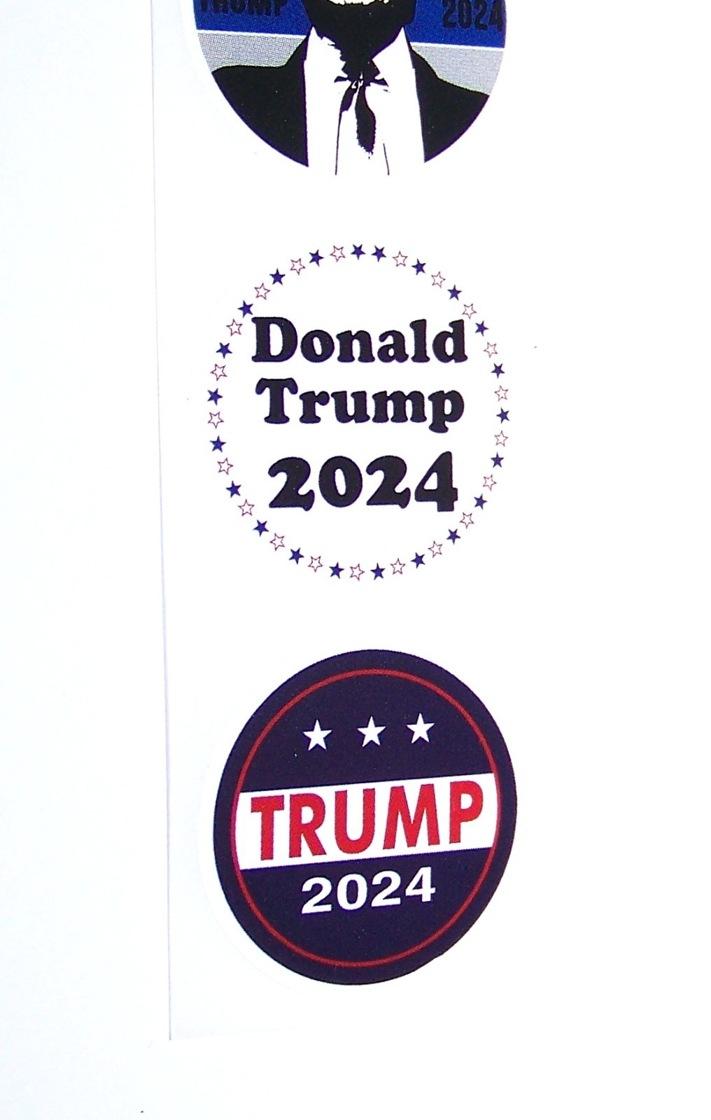 DONALD J. TRUMP Cut Sticker Decal America Politics President 5 mini Stickers USA