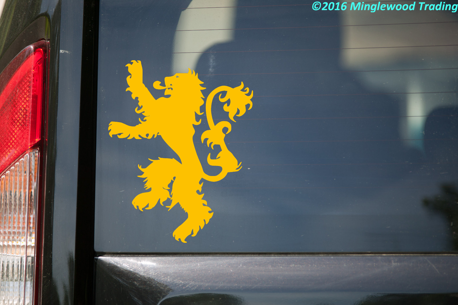 HERALDIC LION V2 Vinyl Decal Sticker – Coat of Arms Heraldry Genealogy