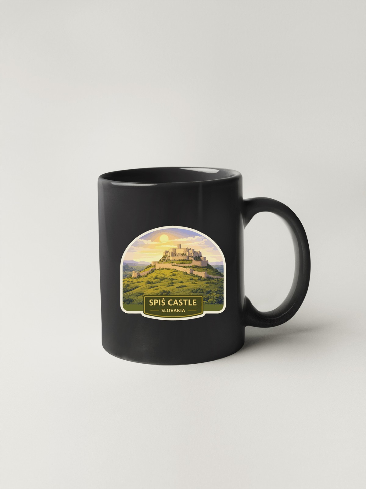 Spis Castle Slovakia Sticker Decal Vinyl Die-Cut World Heritage Sites Series