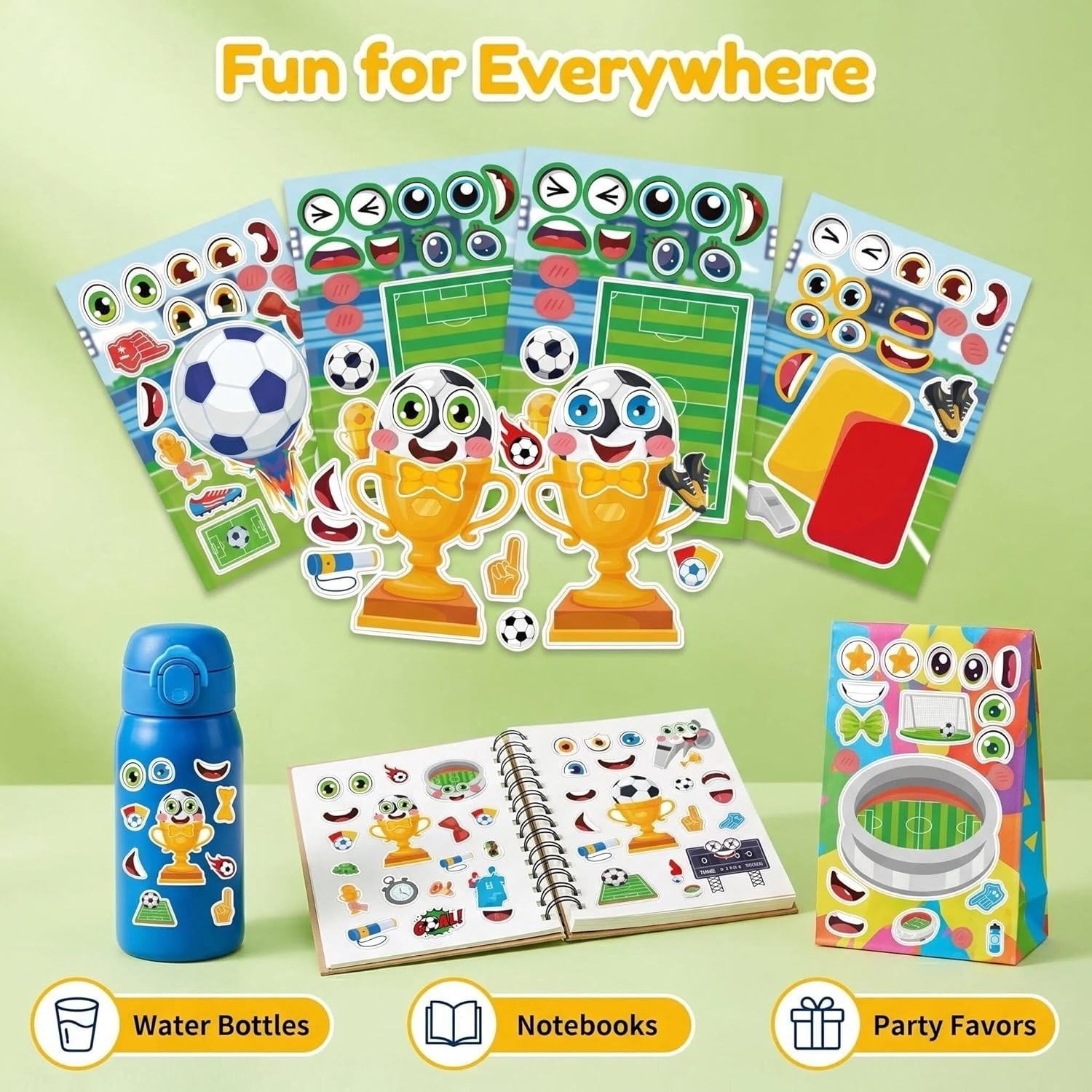 2026 World Cup Themed Make Your Own Soccer Stickers – Perfect for Party Crafts