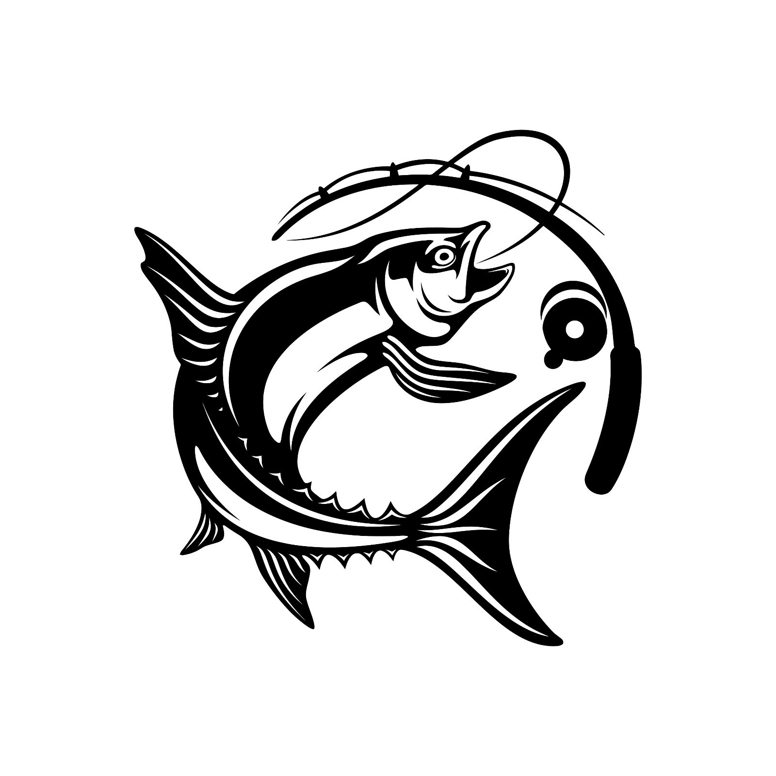 Salmon Fish vinyl decal – Fish | Sea | Freshwater | Ocean | Animal | Fisherman