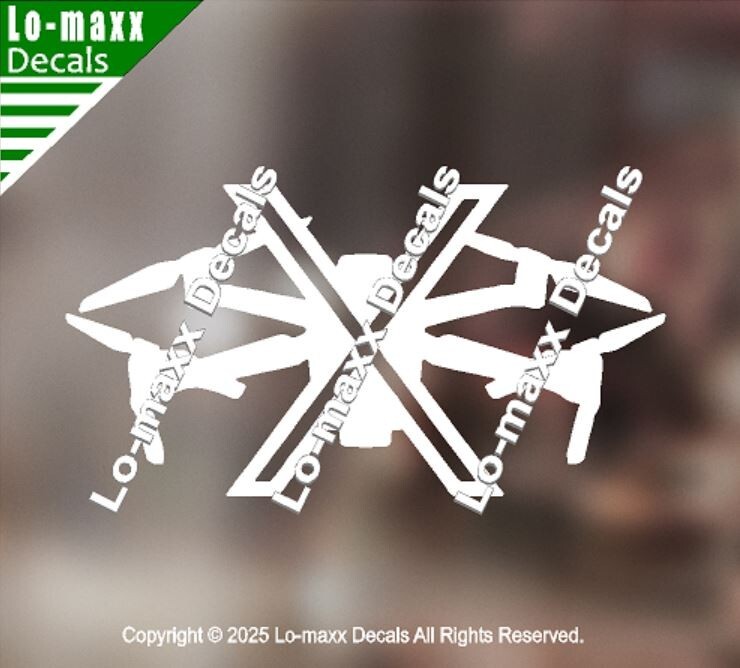 Drone UAV Hunter Kill Markings Car Truck SUV High Quality Die Cut Vinyl Decal