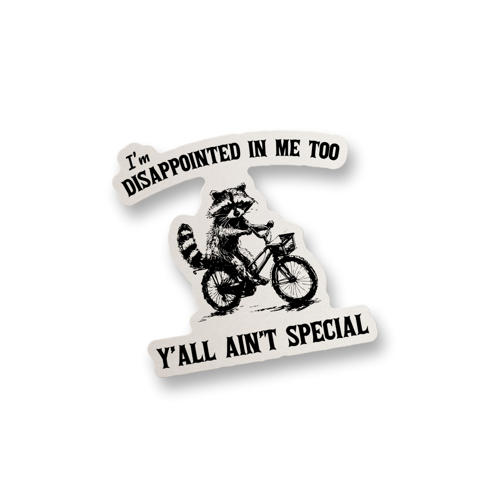 I'm Disappointed in Me Too Funny Meme Vinyl Decal Water Bottle Sticker Decal