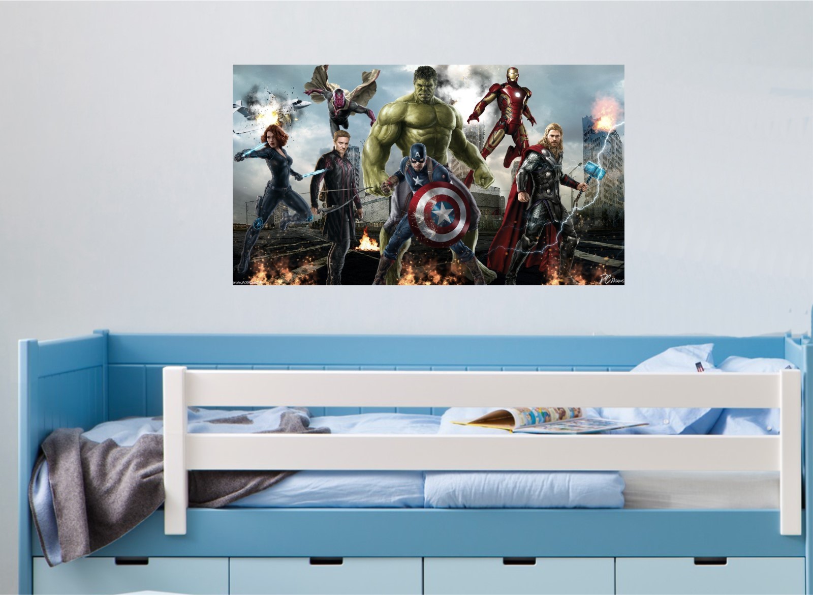 AVENGERS WALL ART STICKER – 7 x great sizes – Great decal for any room