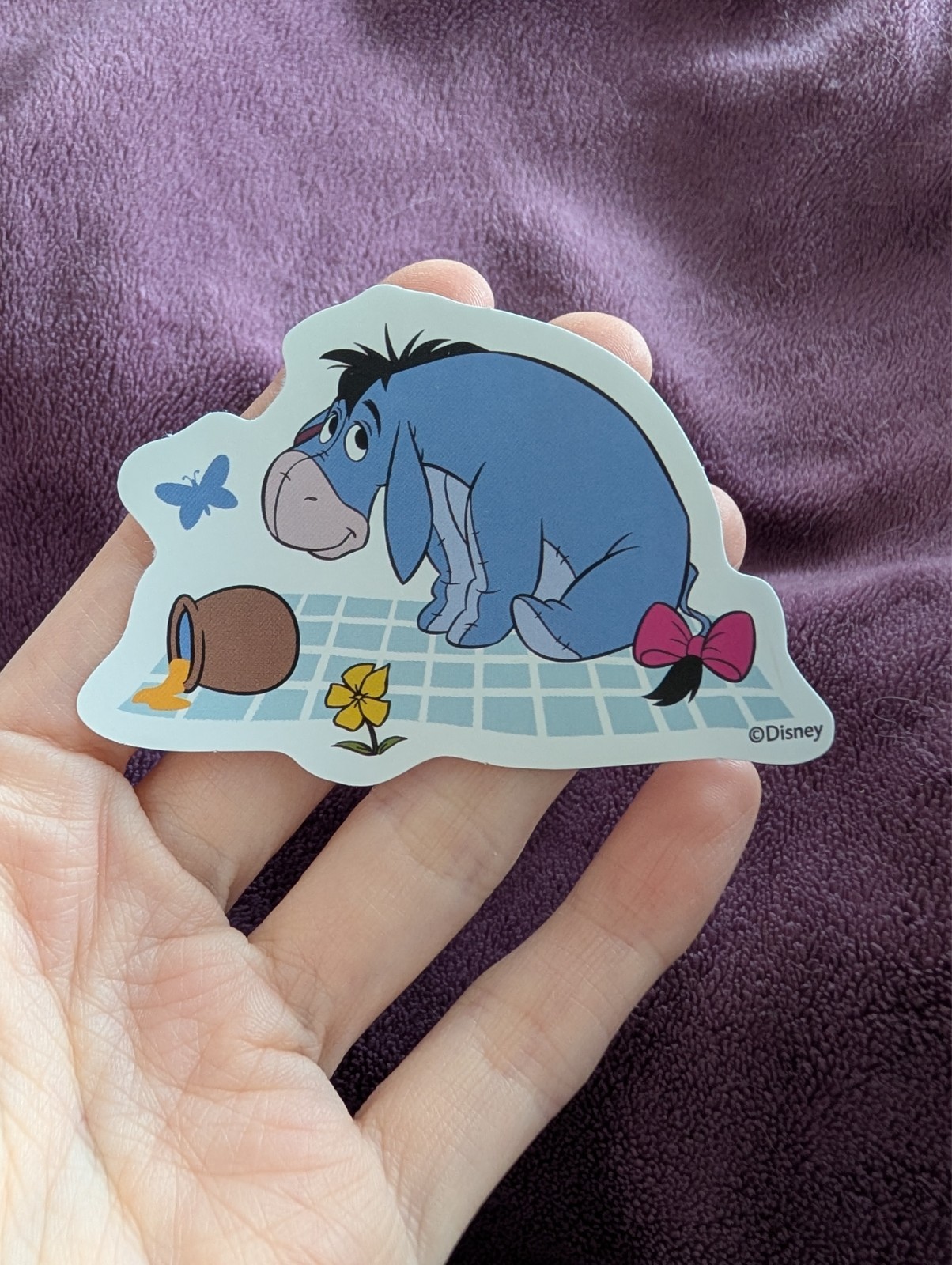 Winnie the Pooh Sticker | Whimsical Cartoon Vinyl, Eeyore