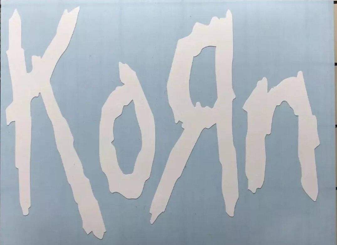Korn Logo Vinyl Decal Sticker Car Truck Windows Laptops Bumper Boards SUV