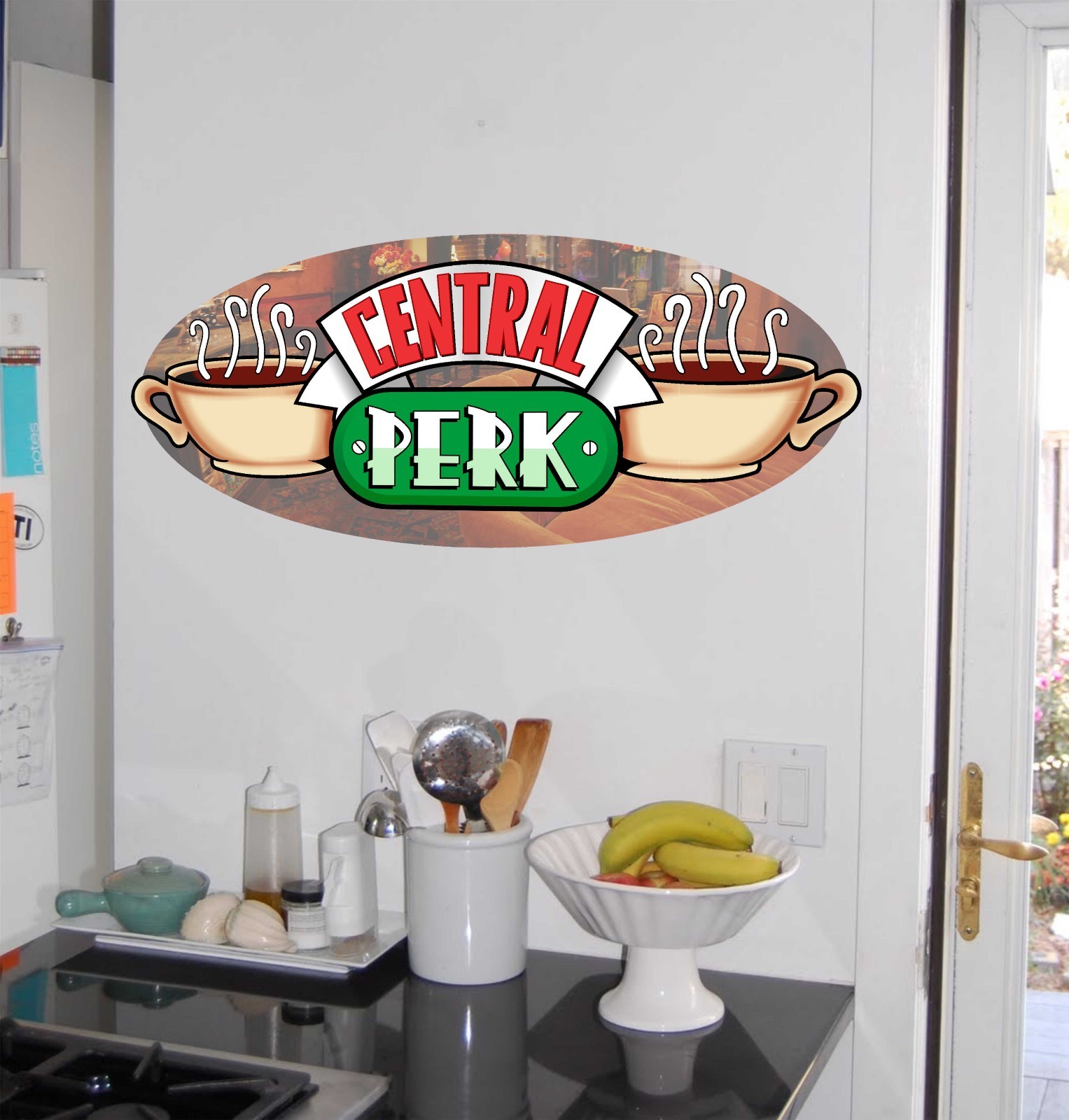 Central Perk Coffee House – Friends – Repositionable Wall Graphic Decal Sticker
