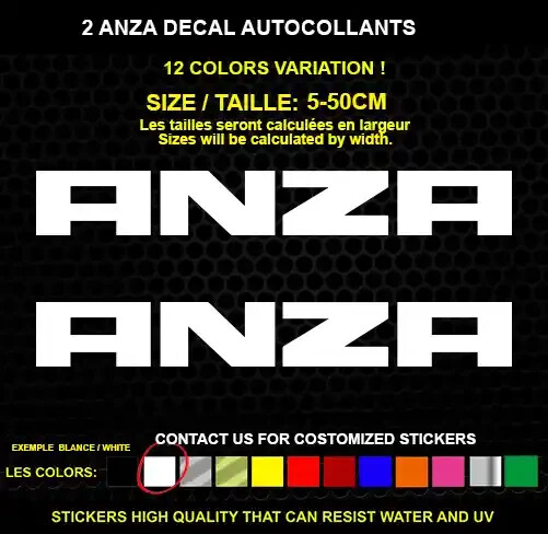 2 Anza Decorative Stickers – Vehicles & Accessories, 2 Piece Set
