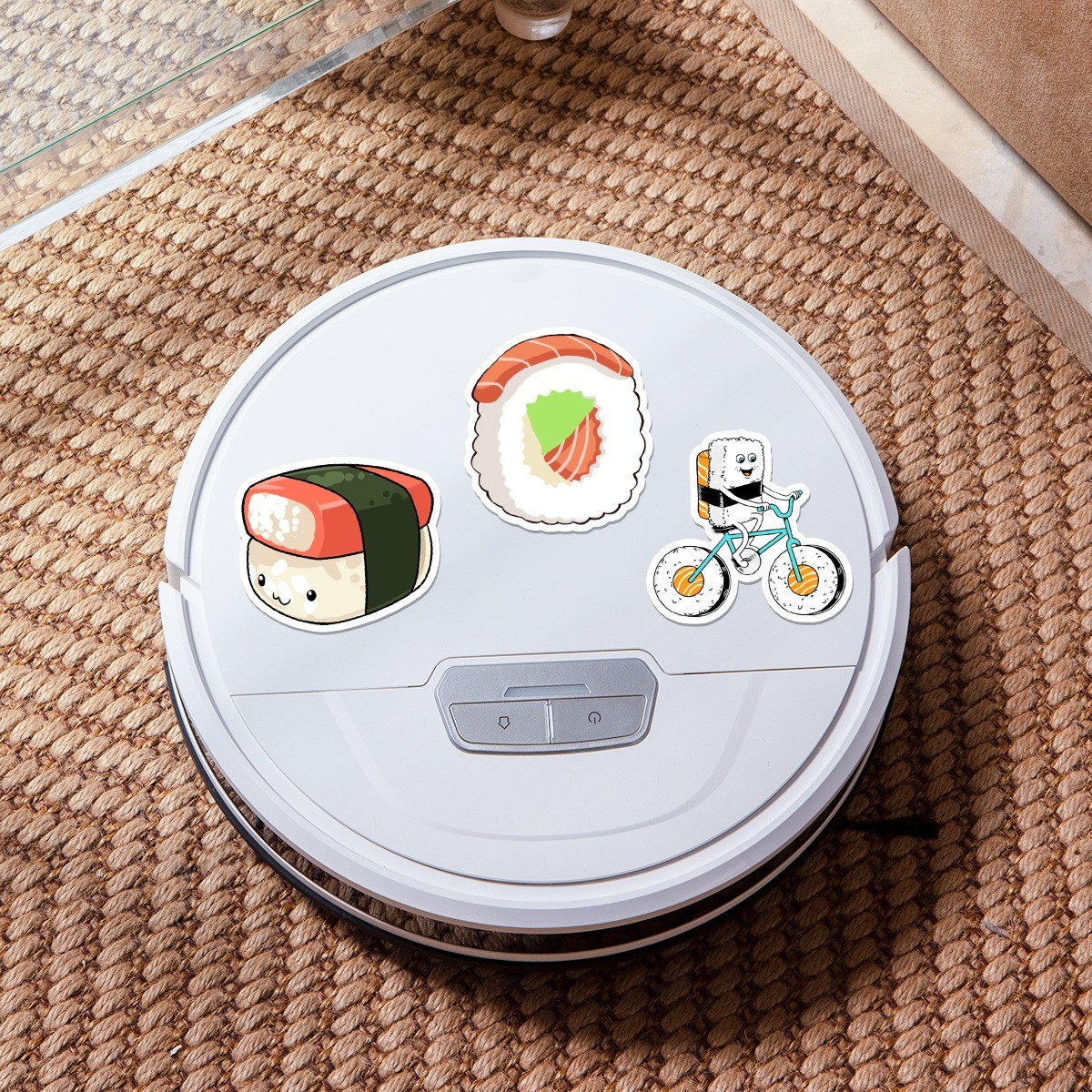 50pcs Waterproof Vinyl Stickers Sushi Japanese Food Luggage Phone Laptop Car