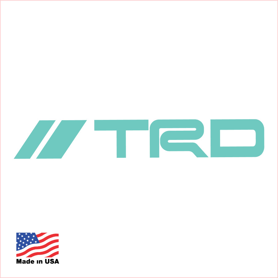 Toyota Racing Development TRD Decal – Many colors available – Free Shipping