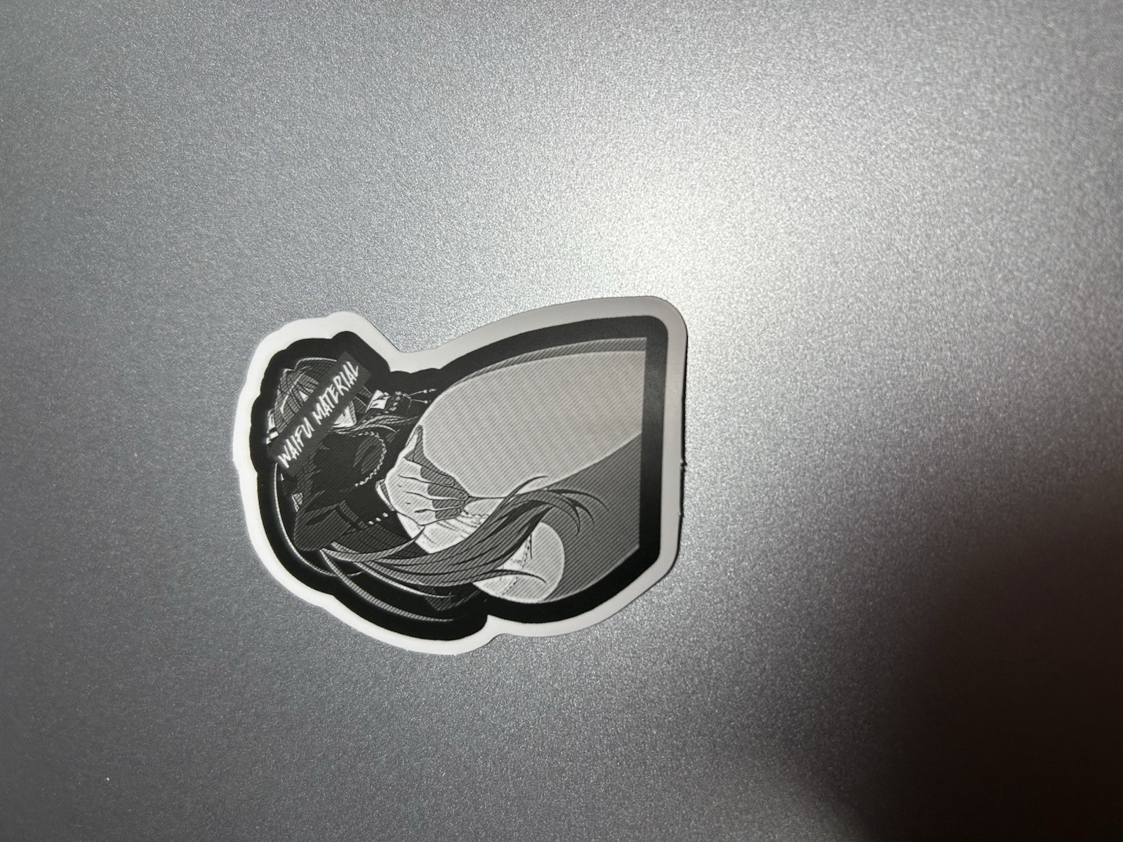 black and white waifu lewd sexy girl stickers #9