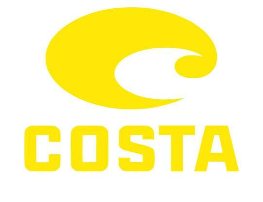 Costa Del Mar with Writing -Decal Logo Sticker